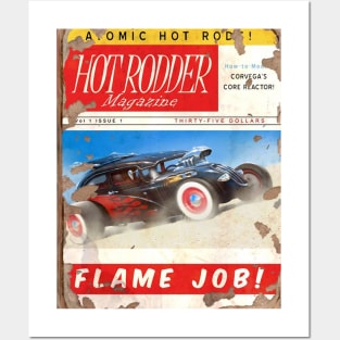 HOT RODDER MAGAZINE : Flame Job Posters and Art